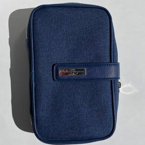 Salvatore Ferragamo Parfume Denim Make Up Bag